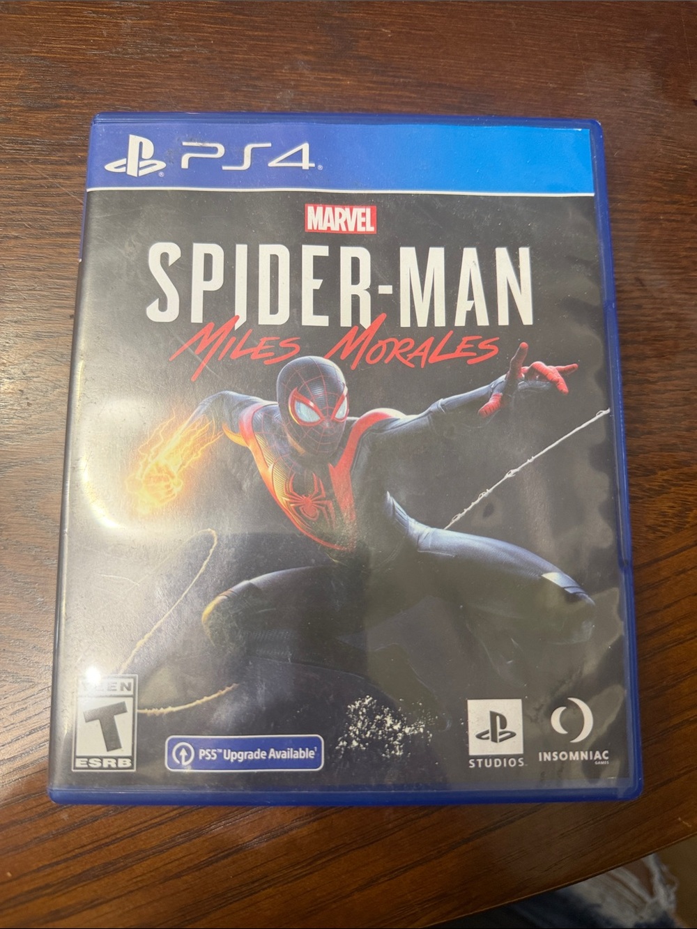 Sony PS4 Spider-Man: Miles Morales — Black & Red Cover